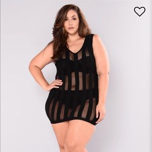 BNWT FASHION NOVA VIVID DELIGHT DRESS 2X
